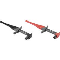 VOLTCRAFT MSK-115 Veiligheids-krokodilklemmenset Bus 4 mm CAT III 1000 V, CAT IV 600 V Zwart, Rood - thumbnail
