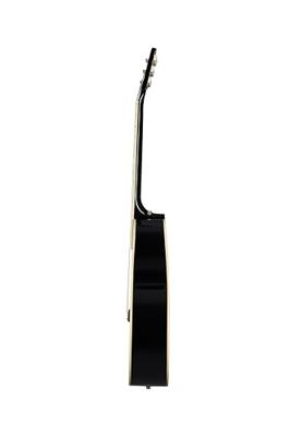 Epiphone Modern Collection J-180 LS Ebony elektrisch-akoestische westerngitaar met koffer - thumbnail