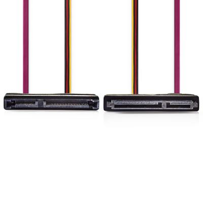 Interne Voedingskabel | SATA 22-Pins Male - SATA 22-Pins Female | 0,5 m | Diverse