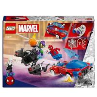 LEGO 76279 Marvel Spider-Man vs. Venomized Green Goblin-raceauto, speelgoed met minifiguren van superhelden - thumbnail