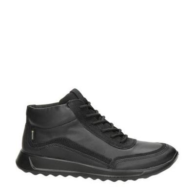 Ecco Flexure Runner leren sneakers zwart