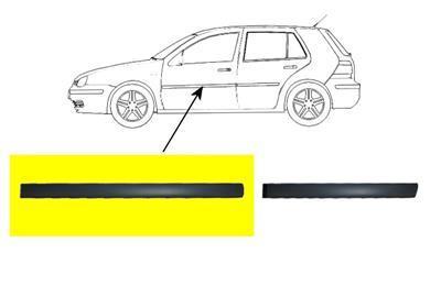 DEURSIERLIJST LINKS (4/5-deurs) ZWART 5888423