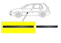 DEURSIERLIJST LINKS (4/5-deurs) ZWART 5888423 - thumbnail