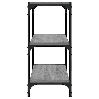 Boekenkast 40x33x70,5 cm hout en staal grijs sonoma eikenkleur Boekenkast 40x33x70,5 cm hout en staal grijs sonoma eikenkleur