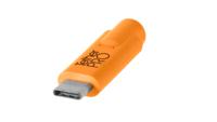 Tether Tools USB-kabel USB 2.0 USB-C stekker, USB-mini-B stekker 4.60 m Oranje CUC2415-ORG - thumbnail