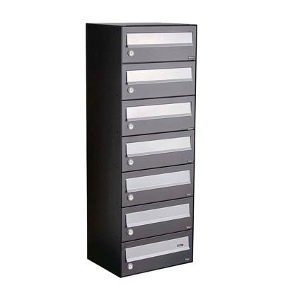 Allux Hive Set 1-Breed, 7-Hoog Met Dak Antraciet - 40030065_1x7d
