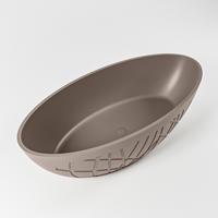 Vrijstaand Bad MONDIAZ HOLM 180x85cm Kleur Smoke / Smoke - thumbnail