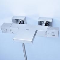 Grohe Cube Badkraan Thermostatisch Met Omstel En Koppeling Chroom - thumbnail