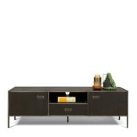 TV dressoir Vibe (160cm) | Hout  | Acaciahout | Zwart Donkergrijs - thumbnail
