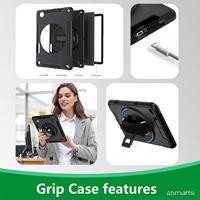4Smarts GRIP Back cover Zwart Tabletcover - thumbnail