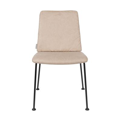 Tweedekansje Zuiver Fab stoel gestoffeerd beige - Set van 2