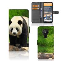 Nokia 5.3 | Telefoonhoesje | Met pasjeshouder | Panda - thumbnail