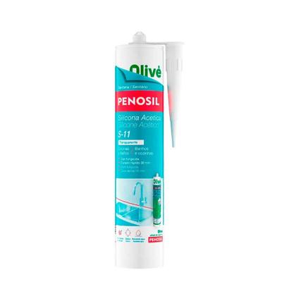 Azijnzuur siliconen Penosil Transparant 280 ml Siliconen Badkamers Keuken Azijnzuur siliconen Penosil Transparant 280 ml Siliconen Badkamers Keuken