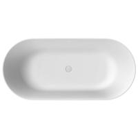 Vrijstaand Bad Xenz Mauro 180x84x64 cm Solid Surface Wit - thumbnail