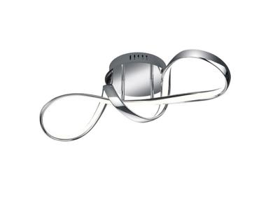 Trio Led plafondlampPerugia chroom - R67091106