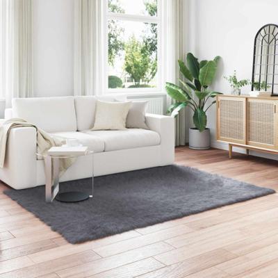 Nep Schapenvacht Tapijt Tafalla Antraciet 160 x 230 cm