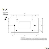 SLV Led terraslampQuad Pole - 1003001 - thumbnail