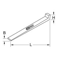 KS Tools 963.2232 Brozeplus neusdeel 400x30x40x40x15 mm - thumbnail
