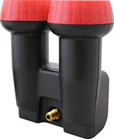 MegaSat Diavolo Single LNB monoblock Aantal gebruikers: 1 Feed-opname: 40 mm vergulden aansluiting, Weerbestendig Zwart, Rood - thumbnail