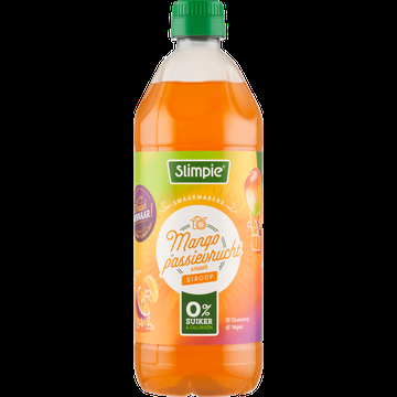Slimpie Siroop Mangopassievrucht 0% suiker 650ML bij Jumbo