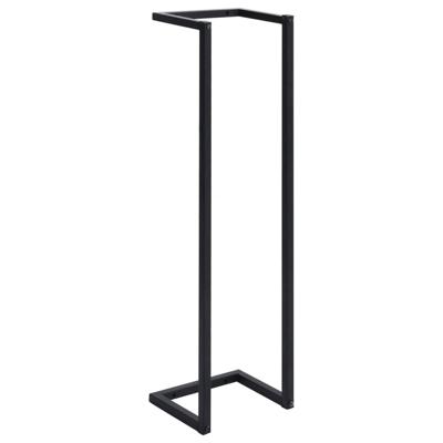 VidaXL Handdoekenrek 25x20x95 cm ijzer zwart