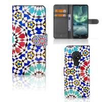 Nokia 7.2 | Nokia 6.2 | Bookcase | Mozaïek | Portemonnee hoesje - thumbnail