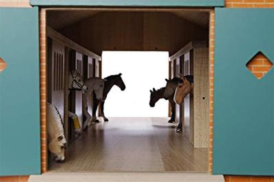 Kids Globe globe paardenstal met 7 boxen, 1:24
