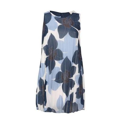 Paprika gebloemde tuniek wit/blauw/donkerblauw Paprika gebloemde tuniek wit/blauw/donkerblauw