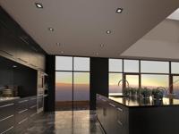 Trio Led inbouwspotPamir Square 5,5w - 3000K - 8,5cm zwart - 650410132 - thumbnail