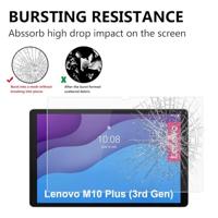 Lunso - Lenovo Tab M10 Plus Gen 3 Beschermglas (3e generatie) - Full cover Screenprotector - thumbnail