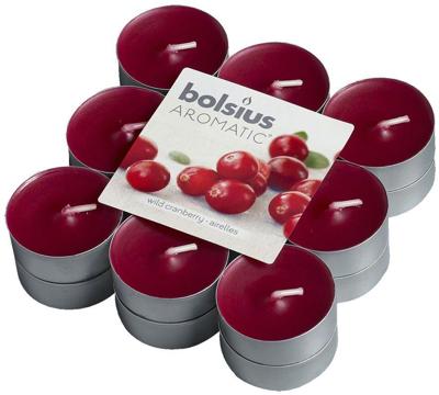Bolsius geurtheelicht cranberry pak a 18