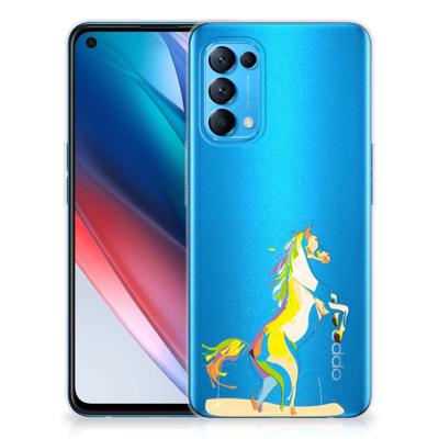 OPPO Find X3 Lite | Reno5 5G Telefoonhoesje met Naam Horse Color OPPO Find X3 Lite | Reno5 5G Telefoonhoesje met Naam Horse Color