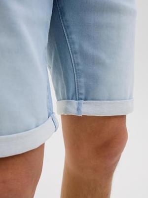 Jack & Jones Jjirick Jjicon I.k. Shorts Ge 118 Sn Korte Broeken Blue Denim