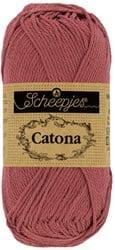 Scheepjes Catona 25g - 396 Rose Wine - Haakgaren / Breigaren