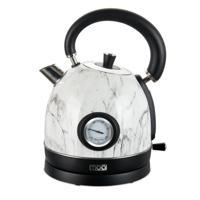 MOA Waterkoker Retro Wit Marmer 1.8 liter - Elektrisch - RVS - EK3TM - thumbnail