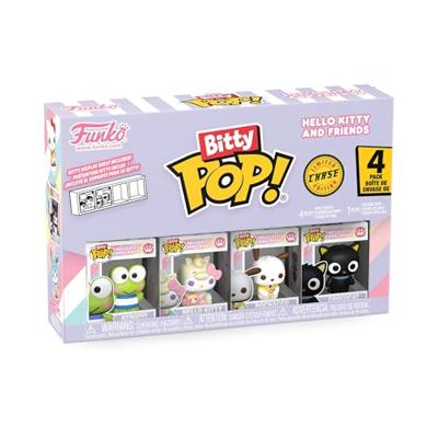 Hello Kitty and Friends Funko Bitty Pop! 4-Pack: Keroppi / Hello Kitty / Pochacco / Chase Figure