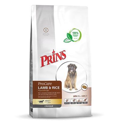 PRINS PROCARE CROQUE HYPO ALLERGIC LAM/RIJST 10 KG
