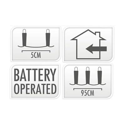 Zilverdraad 40Led Warm White, 195cm Zilverdraad 40Led Warm White, 195cm