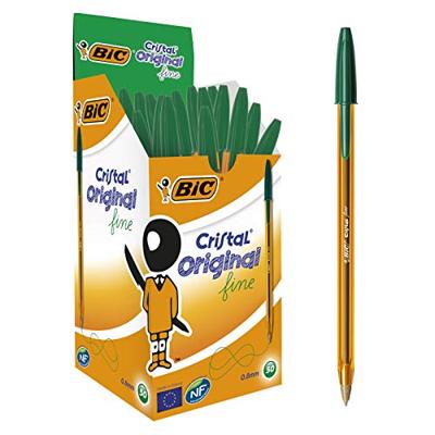 Balpen bic cristal f blauw | 50 stuks