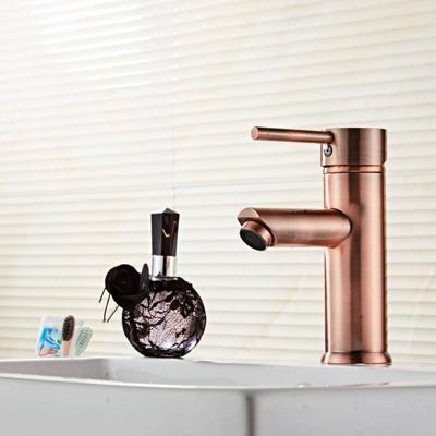 Wastafelkraan BWS Koper met Eenhendel Geborsteld Koper Boss & Wessing