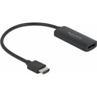 Delock 63206 HDMI / USB-micro-B / DisplayPort Adapter [1x HDMI-stekker - 1x DisplayPort bus, Micro-USB] Zwart 0.24 m - thumbnail