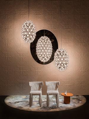 Moooi Carpets - Dodo Pavone - 250 rond Vloerkleed