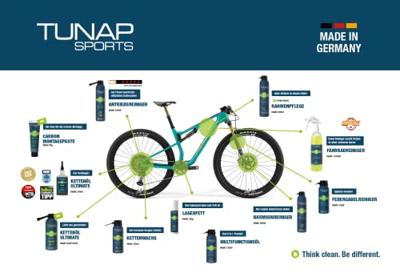 TUNAP SPORTS Wasborstel voor de fiets (vpe=6st)
