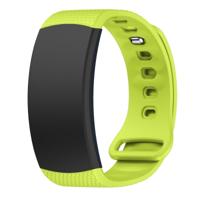 Siliconen polsband horloge band voor Samsung Gear Fit2 SM-R360 polsband maat: 150-213mm (groen) - thumbnail