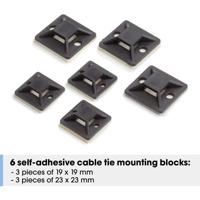 Vogels Kabeldoorlaat Zwart - thumbnail