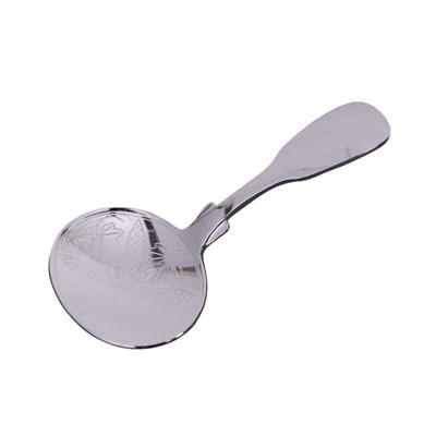 Zilveren Lepel voor Theebus Oak - 4.5 x 9.5 cm