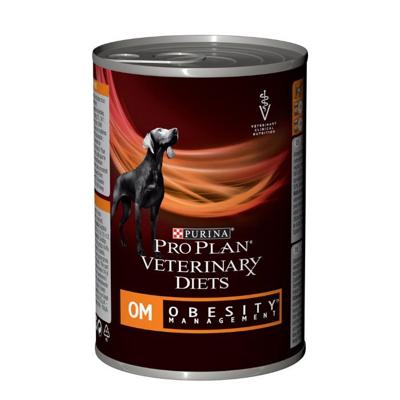 Purina Pro Plan Veterinary Diets Canine OM Obesity Management Mouse natvoer hond 12x400gr