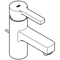 Grohe Lineare New Wastafelmengkraan S-Size Supersteel - thumbnail