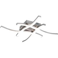 LED Plafondlamp 20W 4000K Dimbaar Vierkant Mat Nikkel Aluminium - thumbnail