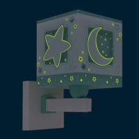 Dalber Groene wandlampMoonlight voor kinderkamer - 63239H - thumbnail